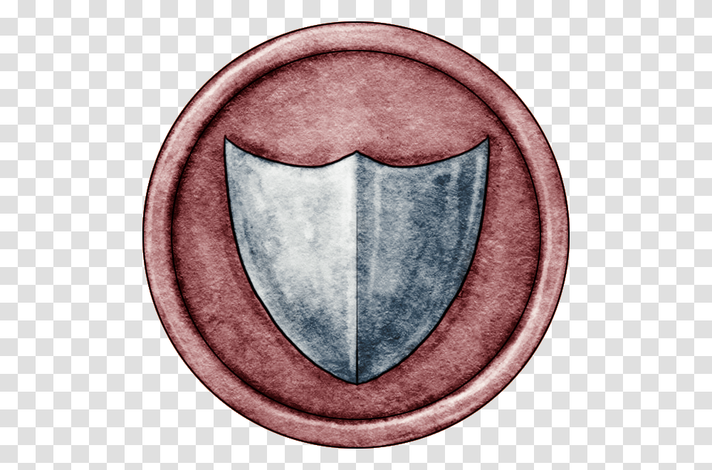 Red Shield Token For Great Hunt Game Shield Token, Armor Transparent Png