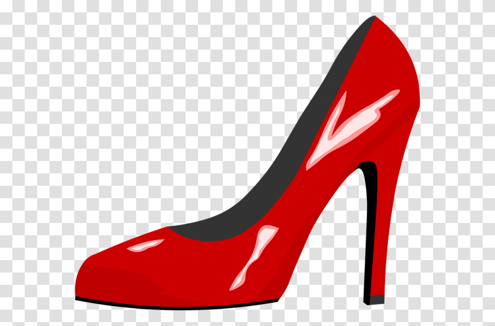 Red Shoe Animated, Apparel, Footwear, High Heel Transparent Png