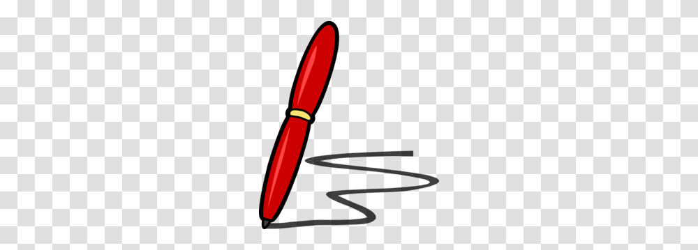 Red Signature Clip Art, Brush, Tool, Toothbrush Transparent Png