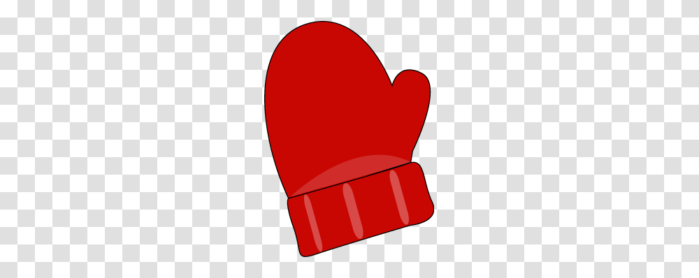 Red Single Mitten Printable Magnets Or Scrap Book Journals, Apparel, Hat, Heart Transparent Png