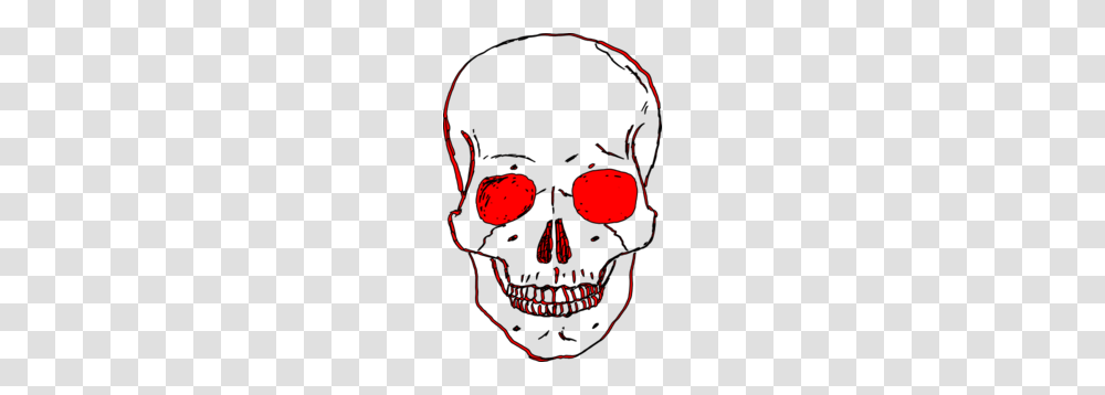 Red Skull Clip Art, Light, Goggles, Halloween, Silhouette Transparent Png