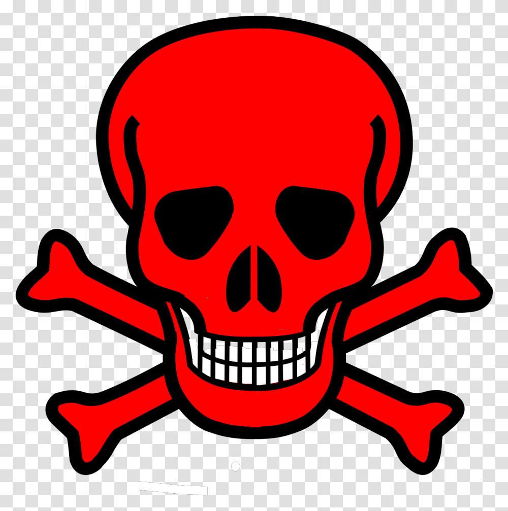 Red Skull Crossbones Punisher Clip Art Skull And Crossbones, Logo, Trademark Transparent Png