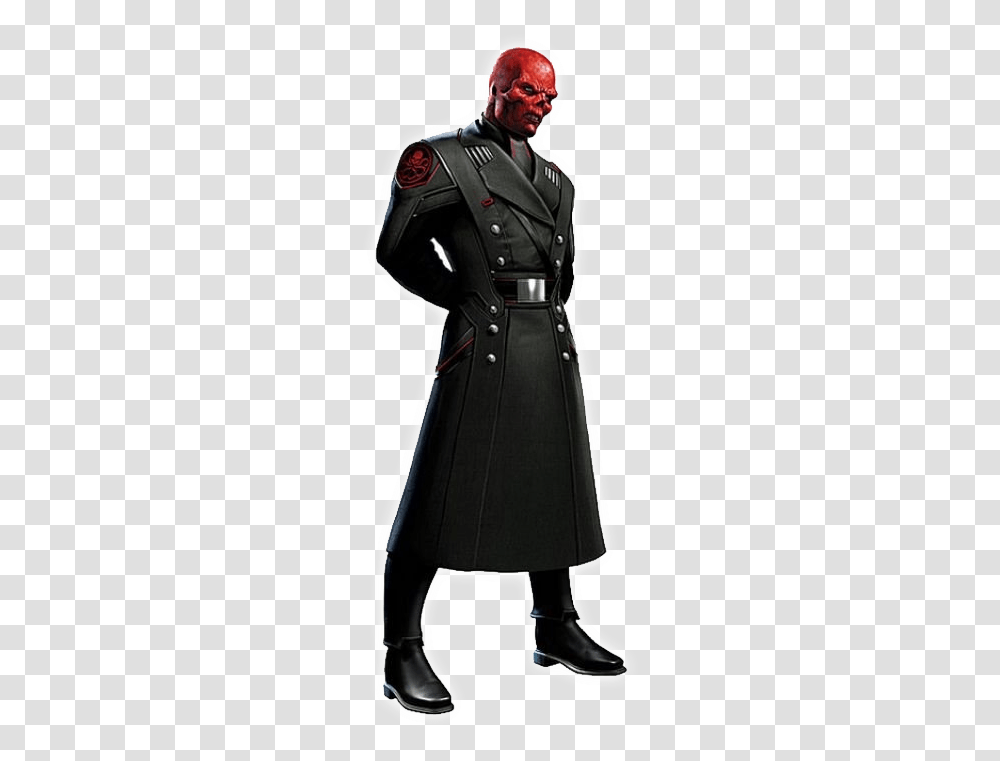 Red Skull First Avenger Red Skull, Apparel, Overcoat, Trench Coat Transparent Png