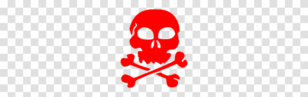 Red Skull Icon, Logo, Trademark Transparent Png