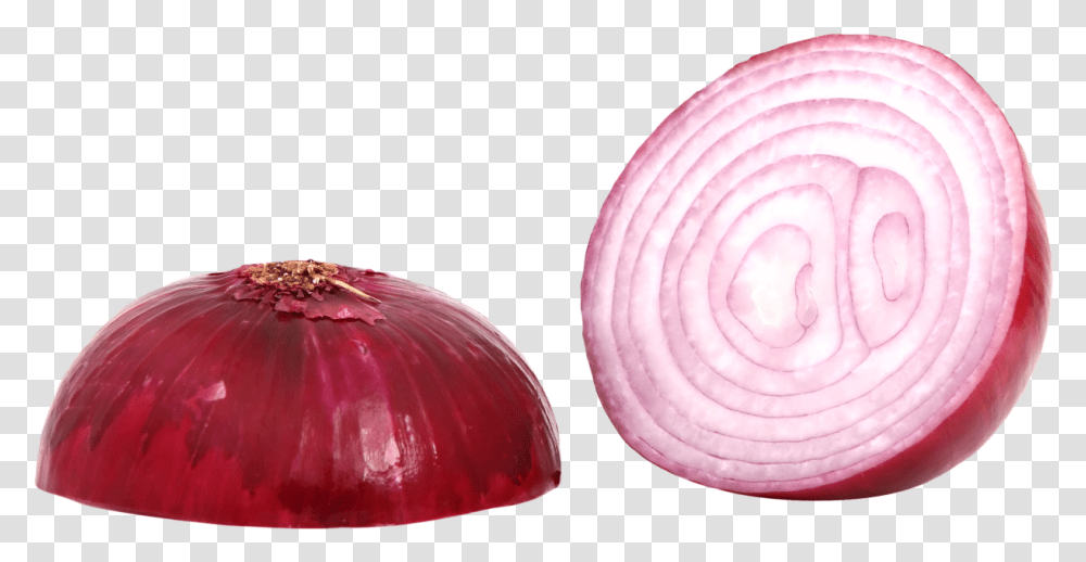 Red Sliced Onion Image Red Onions, Plant, Shallot, Vegetable, Food Transparent Png