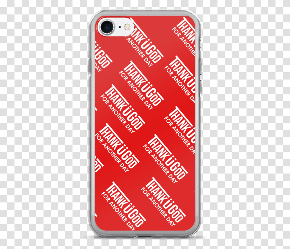 Red Slogan Iphone 77 Plus Case Mobile Phone, Electronics, Cell Phone Transparent Png