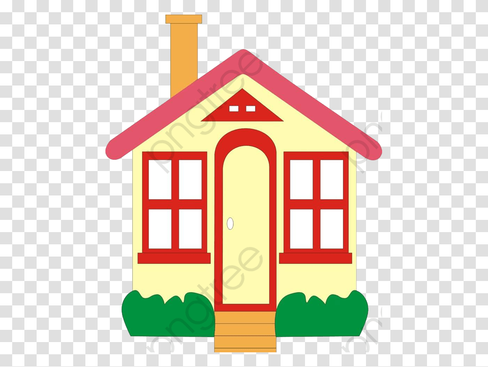 Red Smoke Cartoon House Cartoon Clipart Red Cartoon Avlastningsbord 20 Cm Djup, Housing, Building, Neighborhood Transparent Png