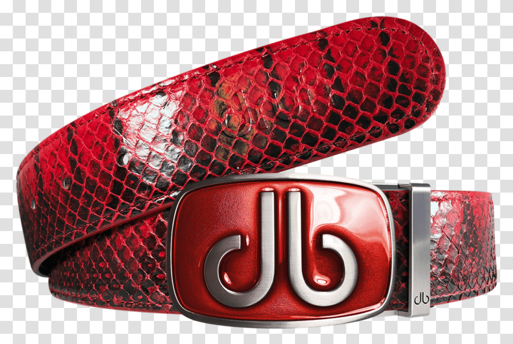 Red Snakeskin Leather Belt With Buckle Druh Belts, Accessories, Accessory Transparent Png
