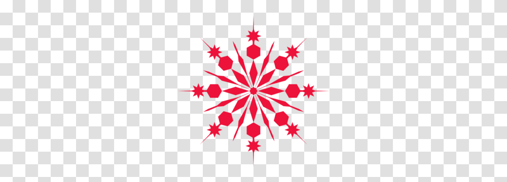 Red Snowflake Clip Art, Pattern, Floral Design Transparent Png