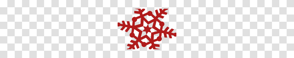Red Snowflake Clipart Collection Of Red Snowflake Clipart Free, Pattern, Tree, Plant, Rug Transparent Png