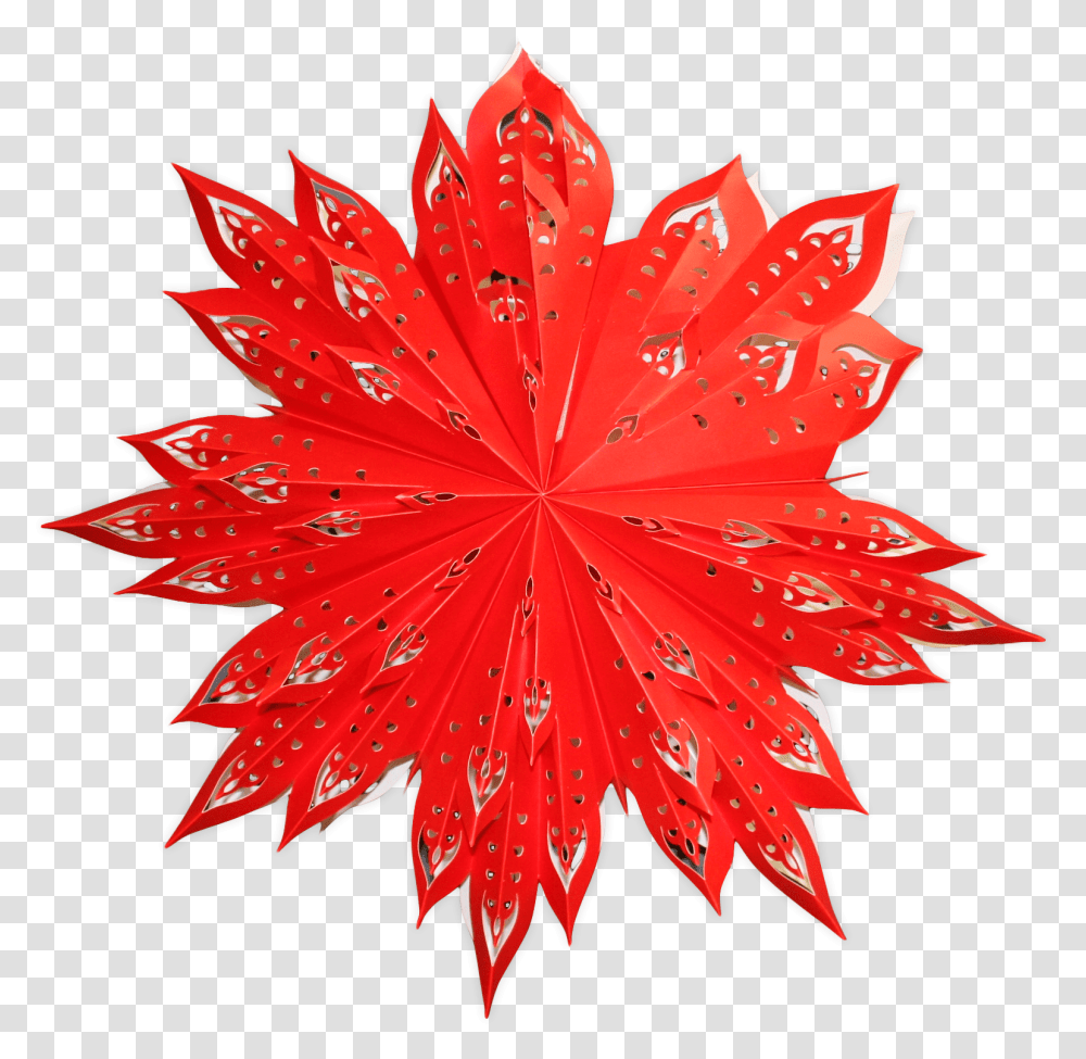 Red Snowflake Download Graphic Design, Leaf, Plant, Tree, Maple Transparent Png