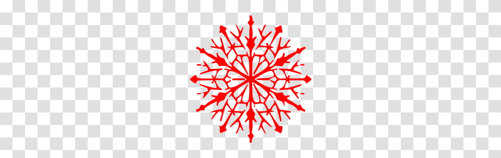 Red Snowflake Icon, Logo, Trademark Transparent Png