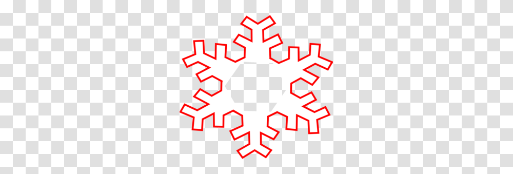 Red Snowflake Outline Clip Art, Machine, Rug, Star Symbol Transparent Png