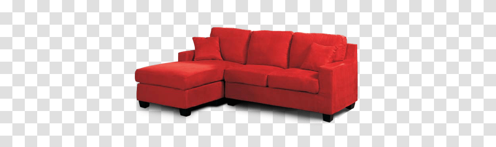 Red Sofa Furniture, Couch, Cushion, Pillow, Velvet Transparent Png