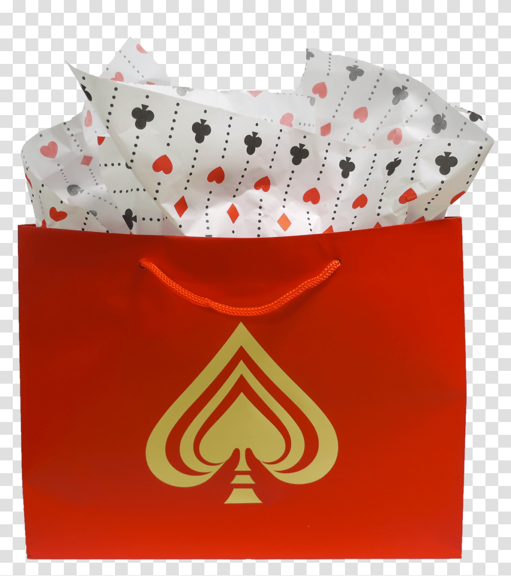 Red Spade Gift Bag Shoulder Bag, Tote Bag, Shopping Bag, Handbag, Accessories Transparent Png