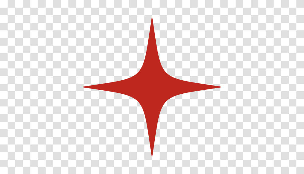 Red Sparkle, Star Symbol, Sea Life, Animal Transparent Png