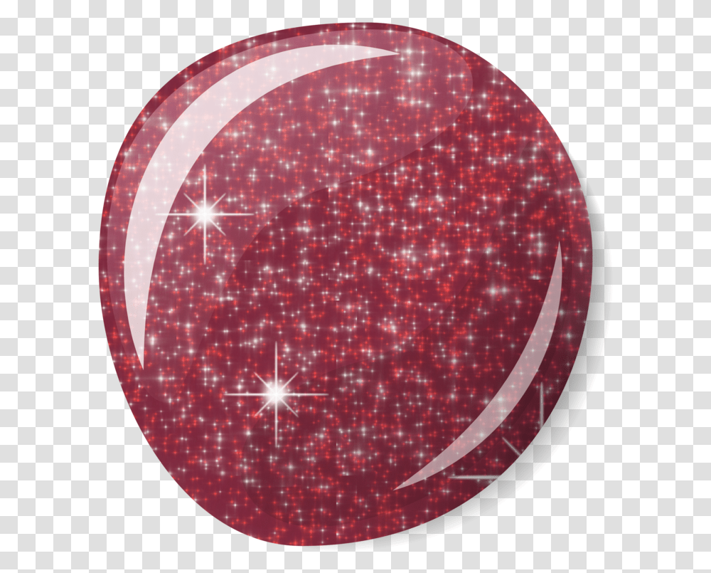 Red Sparkles Circle, Sphere, Rug, Astronomy, Crystal Transparent Png