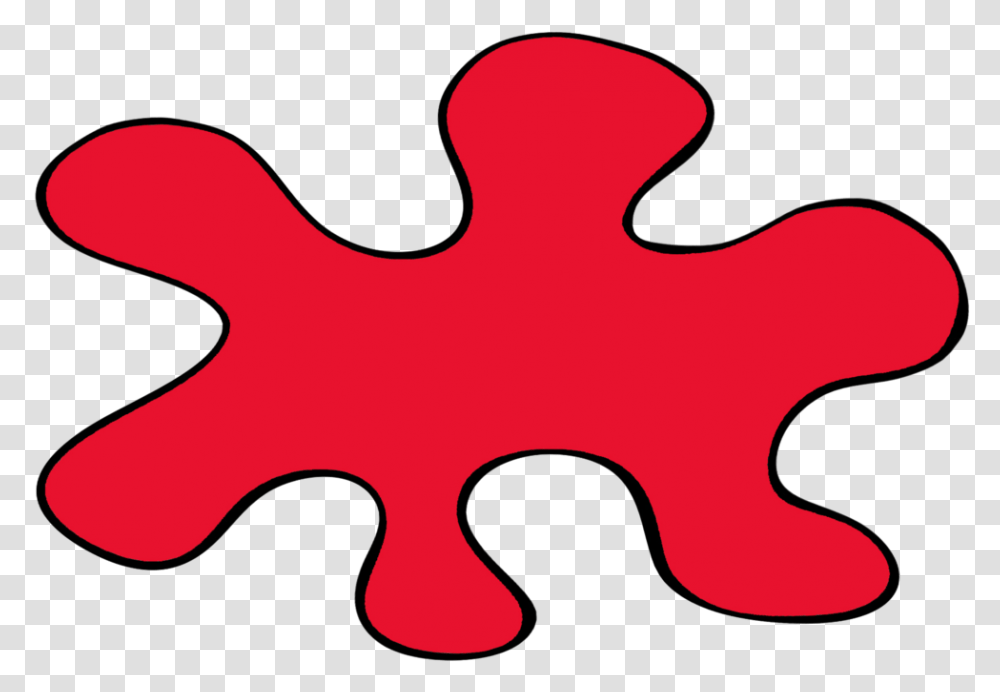 Red Splat Red Splat, Jigsaw Puzzle, Game, Leaf, Plant Transparent Png