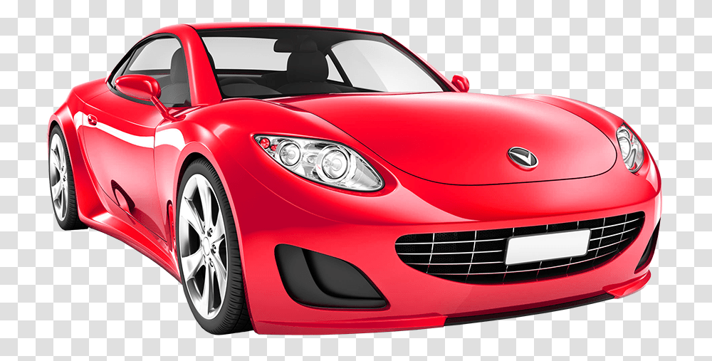 Red Sports Car Supercar, Vehicle, Transportation, Wheel, Machine Transparent Png