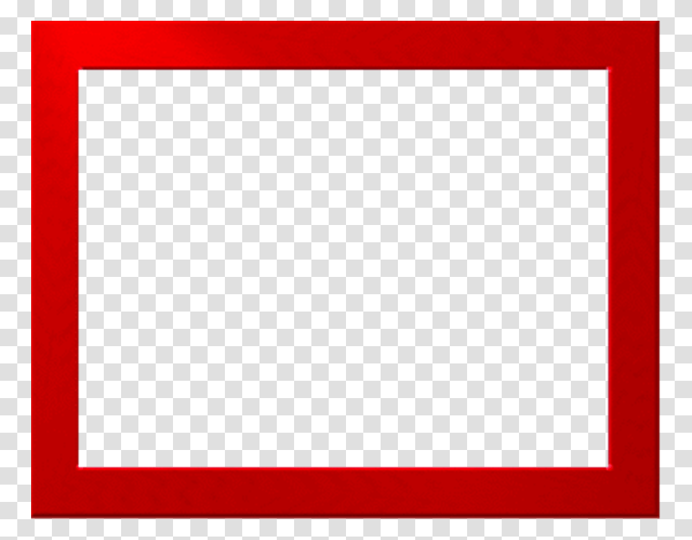 Red Square Frame, Screen, Electronics, Monitor, Display Transparent Png