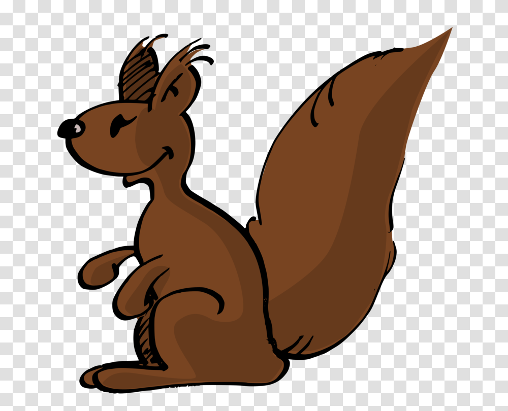 Red Squirrel Eastern Gray Squirrel Cartoon Tree Squirrel Drawing, Animal, Mammal, Kangaroo, Wallaby Transparent Png
