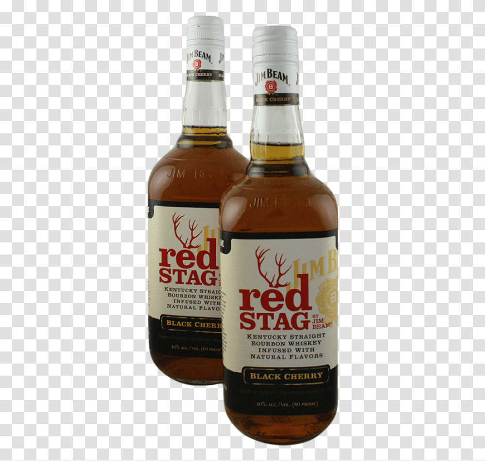 Red Stag By Jim Beam Black Cherry Jim Beam Red Stag, Bottle, Alcohol, Beverage, Drink Transparent Png