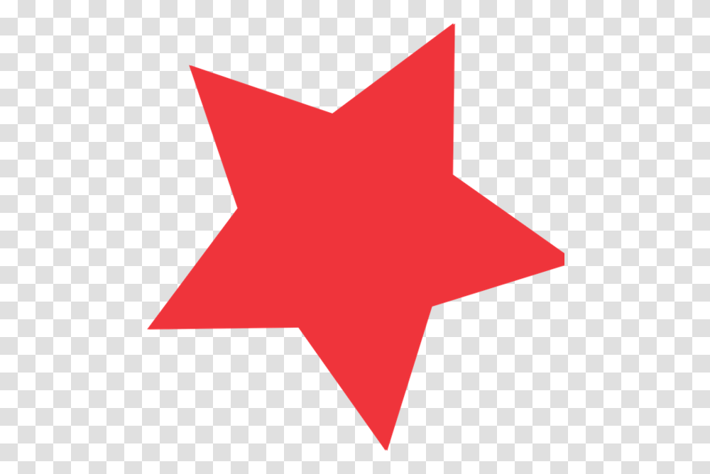 Red Star Angle, Star Symbol Transparent Png