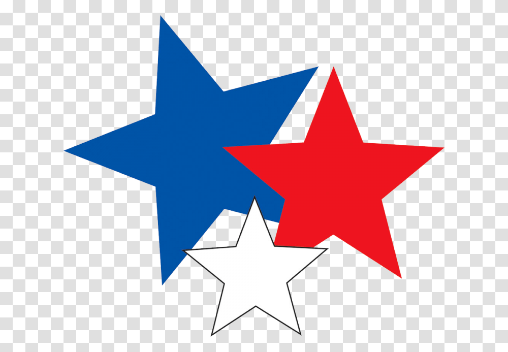 Red Star Clip Art Red White And Blue Clip Art, Star Symbol, Cross Transparent Png