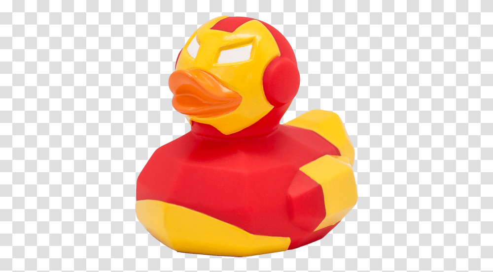 Red Star Duck Design By Lilalu Iron Man Rubber Duck, Toy, Robot, Bird, Animal Transparent Png