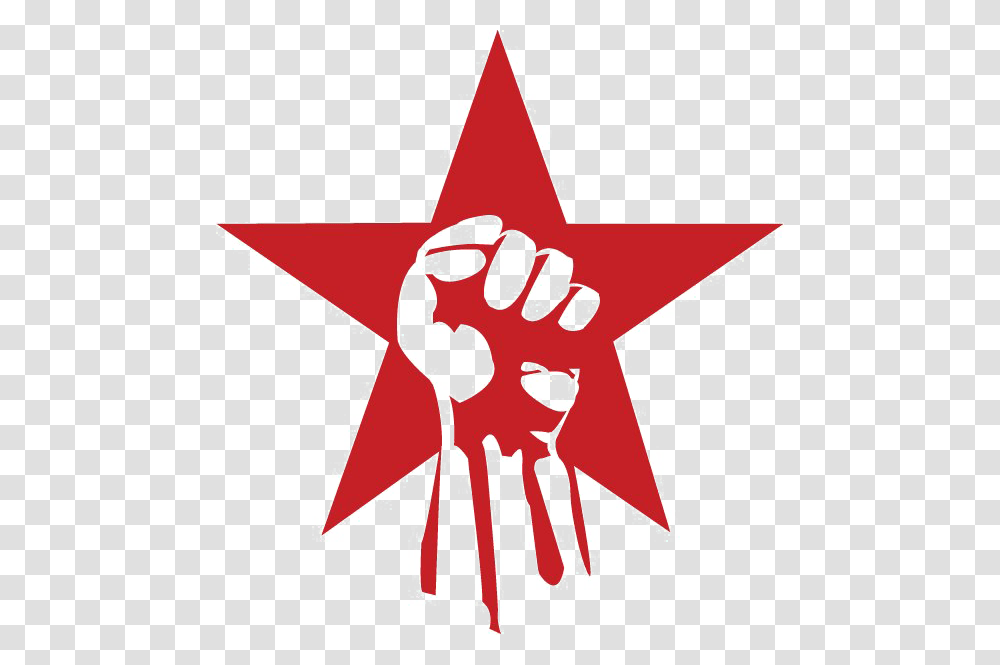 Red Star Image Russian Red Star, Star Symbol, Hand Transparent Png