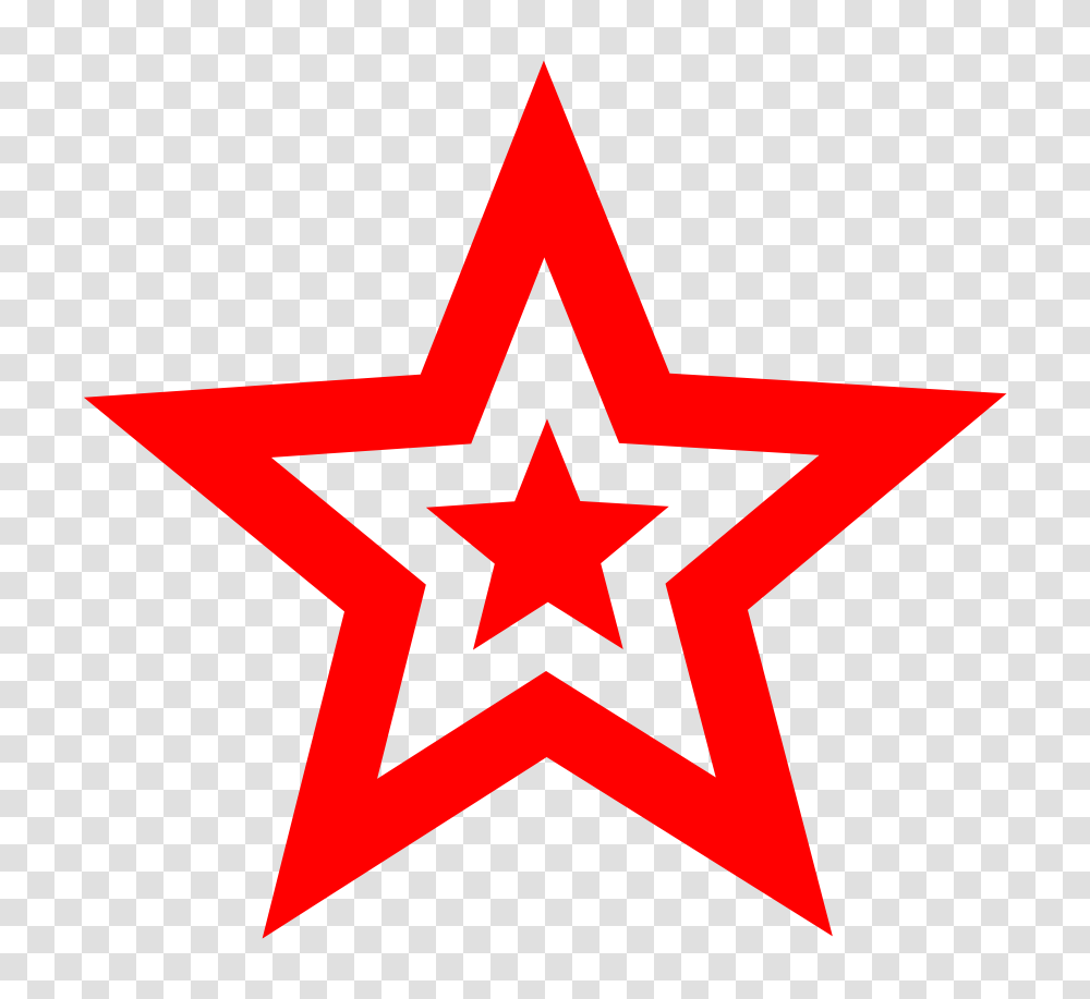 Red Star In Star Clip Arts For New Boards, Cross, Star Symbol Transparent Png