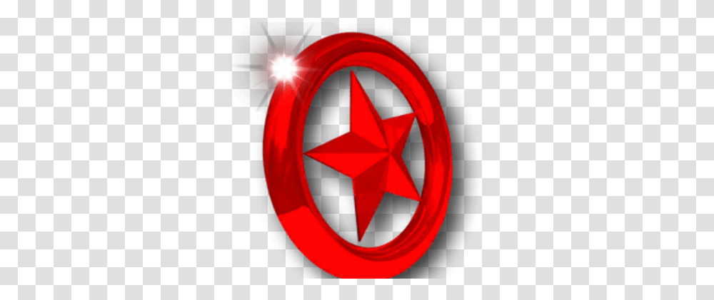 Red Star Ring Sonic Boom News Network Fandom Sonic Red Star Rings, Symbol, Star Symbol, Soccer Ball, Football Transparent Png