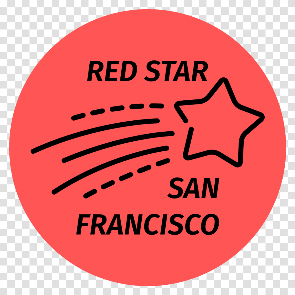 Red Star San Francisco Aristar, Text, Label, Ball, Logo Transparent Png