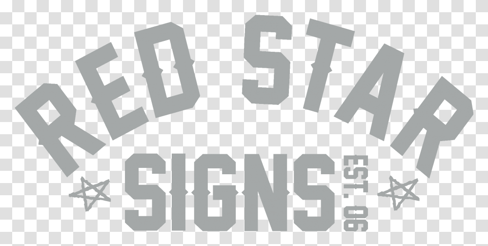 Red Star Signs - Signage Perfection Graphic Design, Text, Alphabet, Number, Symbol Transparent Png