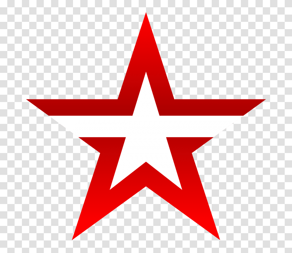 Red Star, Star Symbol, Cross Transparent Png