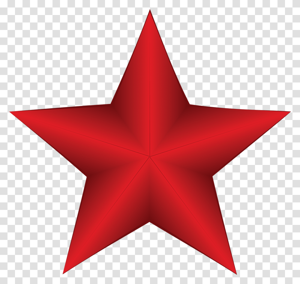 Red Star, Star Symbol, Cross Transparent Png