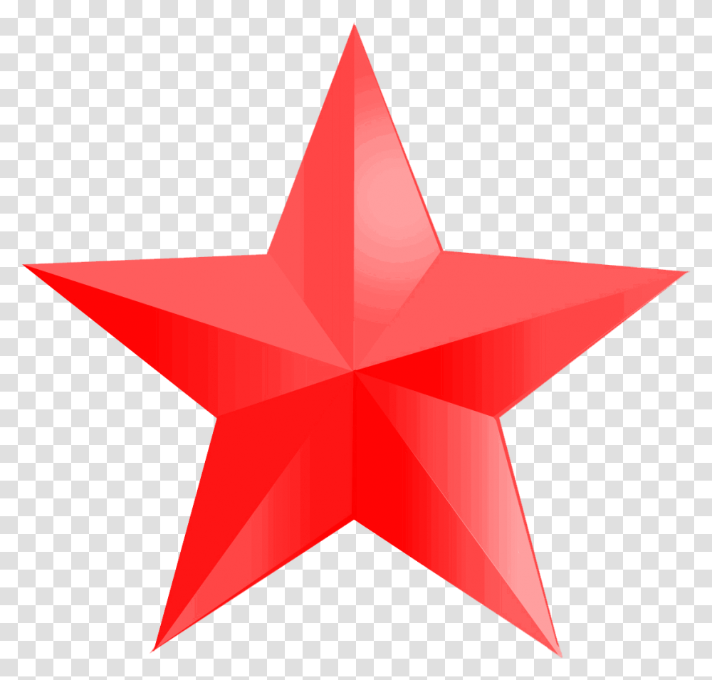 Red Star, Star Symbol, Cross Transparent Png