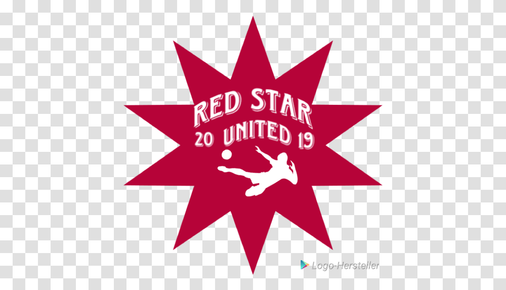 Red Star United Xbox Virtual Proleague Graphic Design, Symbol, Star Symbol, Poster, Advertisement Transparent Png