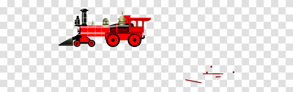 Red Steam Train Clip Art, Vehicle, Transportation, Tractor, Outdoors Transparent Png