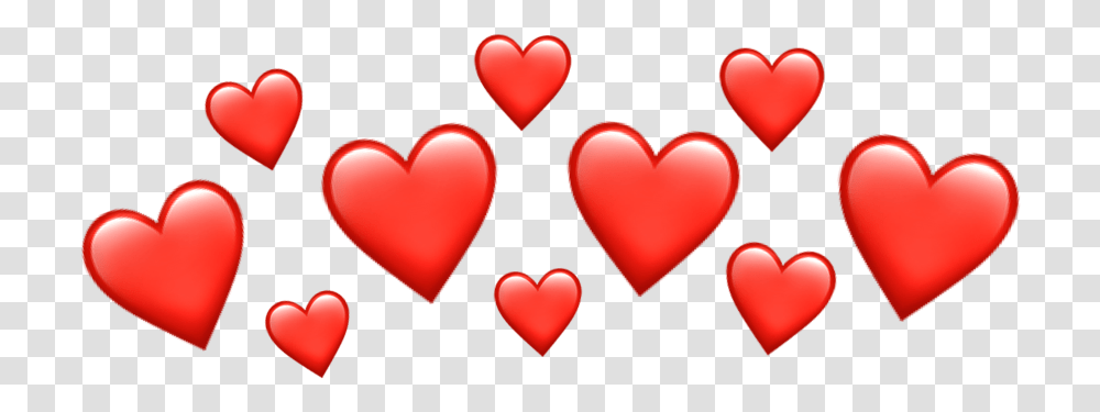 Red Sticker Orange Hearts Emoji, Text, Suit, Overcoat, Cushion Transparent Png