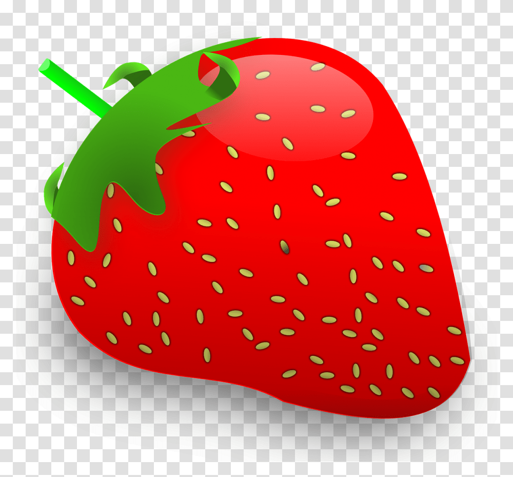 Red Strawberry Clip Art, Fruit, Plant, Food, Rug Transparent Png