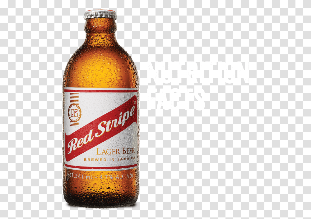 Red Stripe Beer, Alcohol, Beverage, Drink, Bottle Transparent Png
