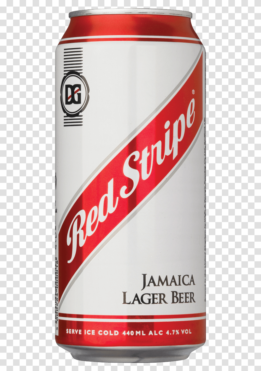 Red Stripe Beer Can, Handrail, Label Transparent Png