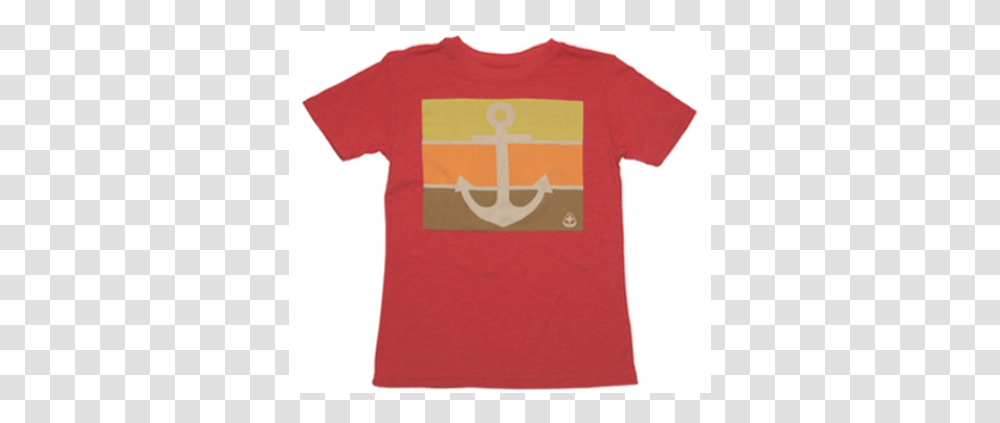 Red Stripe Kid's Kid's Tee Kid Anchor Yellow Greek Souvenirs T Shirt, T-Shirt, Apparel, Hook Transparent Png