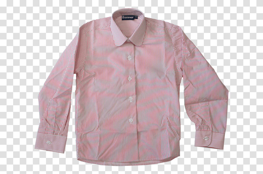 Red Striped School Blouse, Shirt, Apparel, Dress Shirt Transparent Png