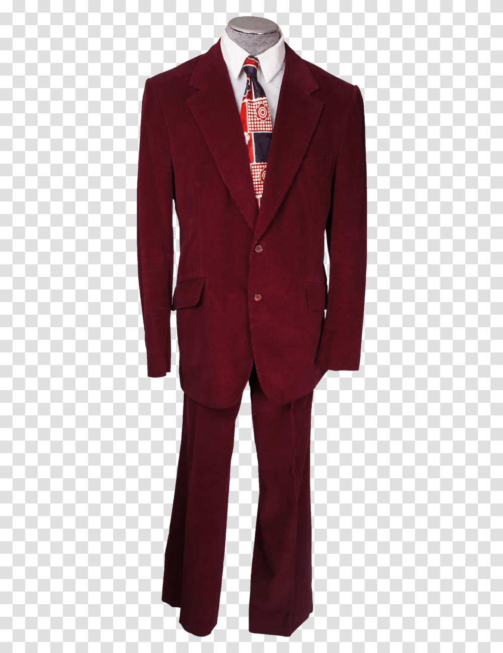 Red Suit Tuxedo, Apparel, Overcoat, Tie Transparent Png