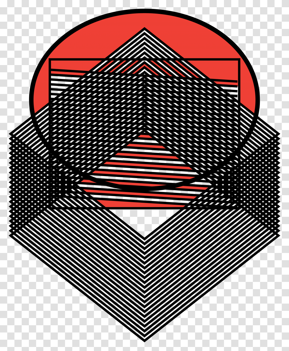 Red Sun Box By Alexinsouratselu Abstract Art, Rug, Pattern, Canopy, Triangle Transparent Png