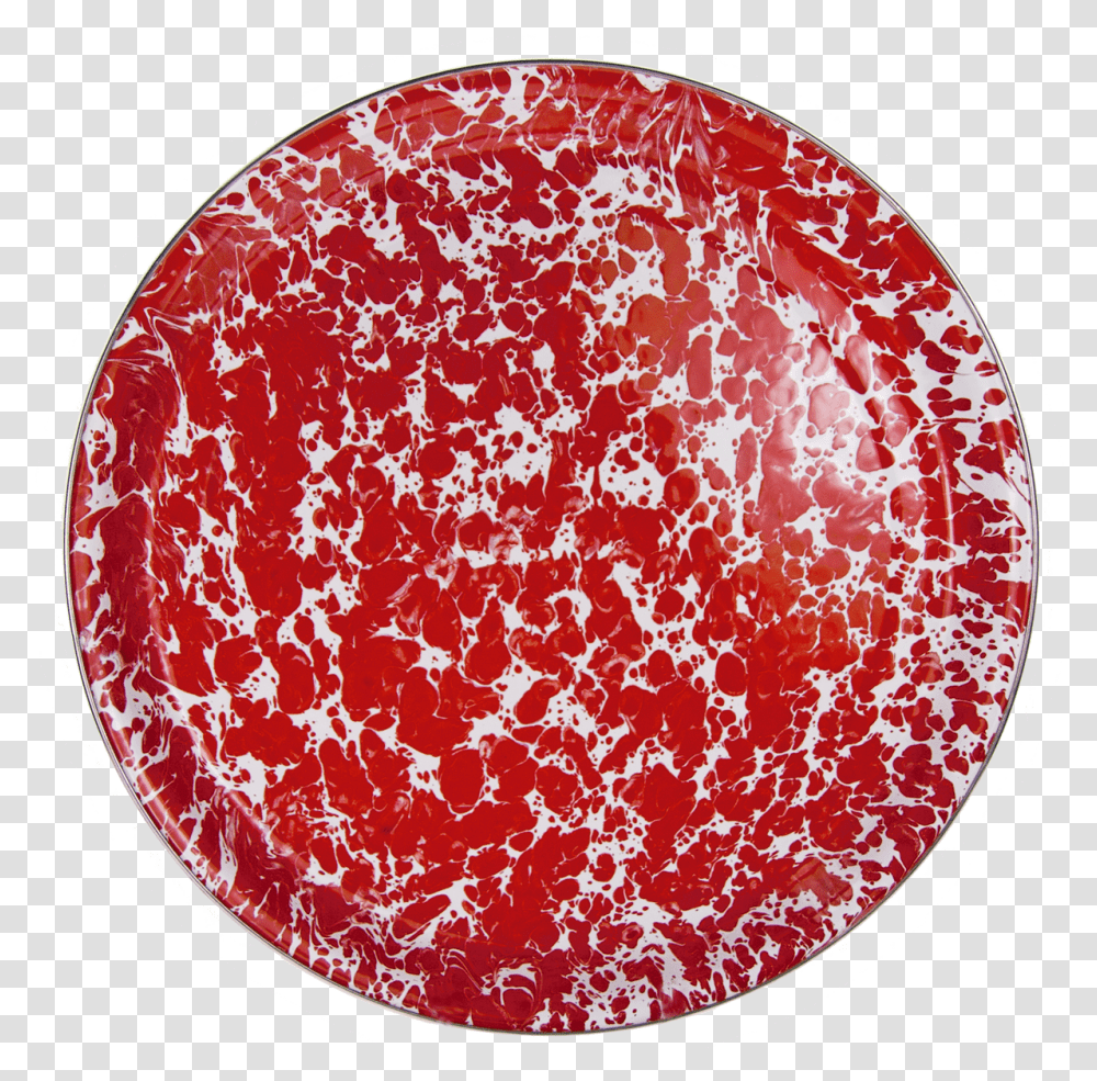 Red Swirl Medium Serving Tray Circle, Rug, Face Transparent Png