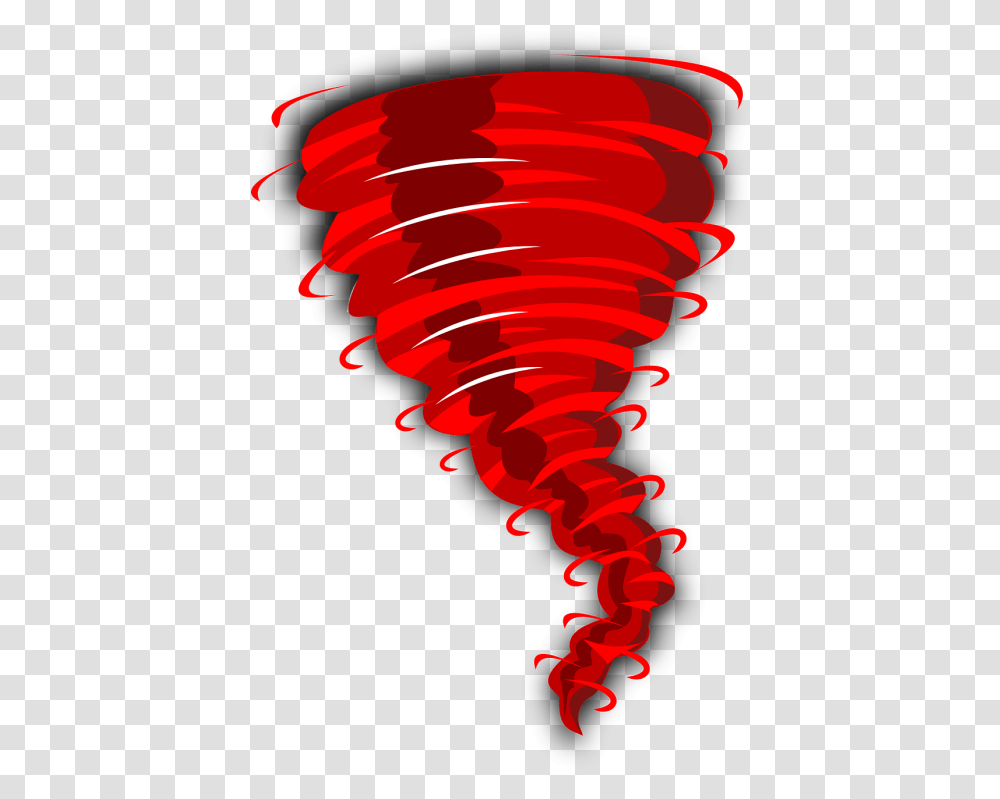 Red Swirl Tornado Clip Art, Spiral, Coil Transparent Png