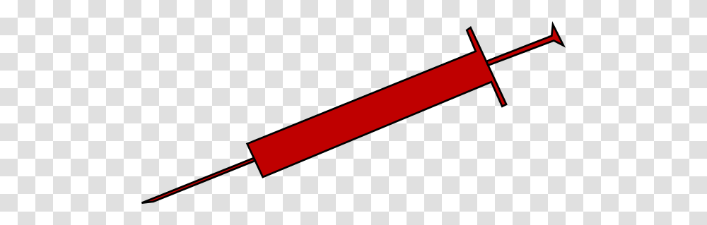 Red Syringe Injection Clip Art, Label, Weapon, Weaponry Transparent Png